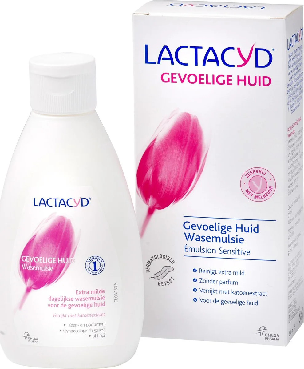 Lactacyd Wasemulsie Gevoelige Huid 200ml