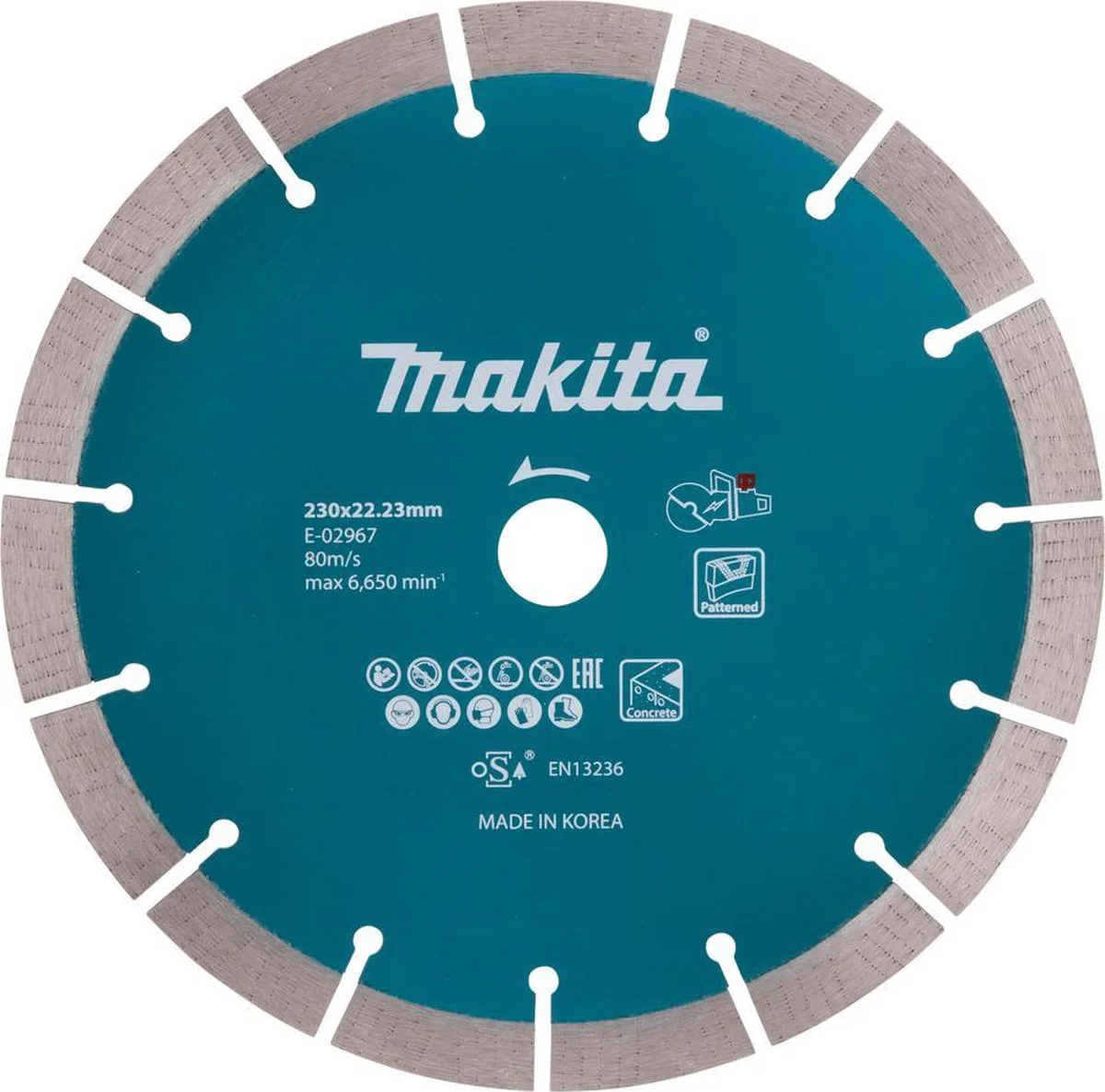 Makita E-02967 Diamantschijf | 230 x 22,23 x 2,4 mm