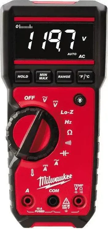 Milwaukee 2217-40 Digitale multimeter in tas- 4933416976