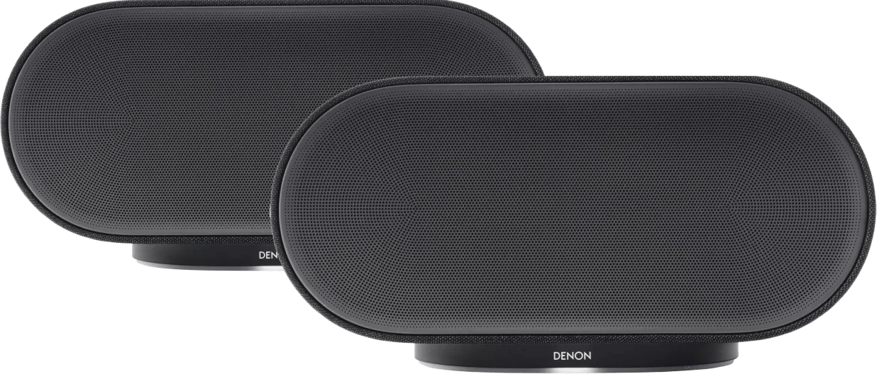Denon Home 600 Zwart Duo Pack