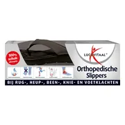 3x Lucovitaal Orthopedische Slipper Zwart Maat 45-46 1 paar