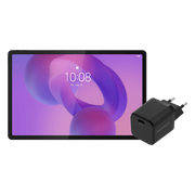 Lenovo Idea Tab Pro 12,7 inch 128GB Wifi Grijs Mat Scherm + BlueBuilt Oplader