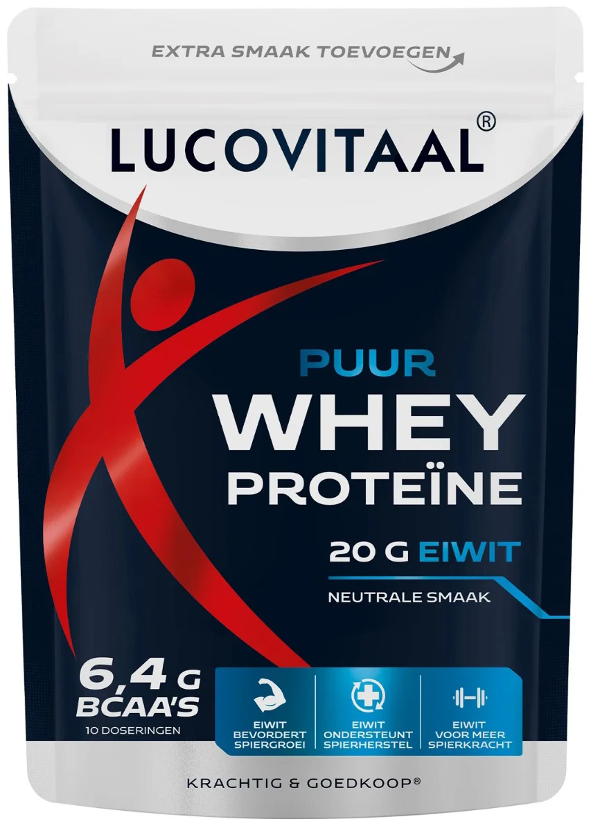 Lucovitaal Proteïne Whey Poeder Puur 250 gr