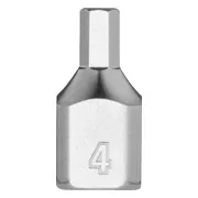 Milwaukee Bitdop 1/4″ 4 mm zeskant - kort - 4932500476