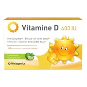 Metagenics Vitamine D 400IU Limoen Kauwtabletten 168TB