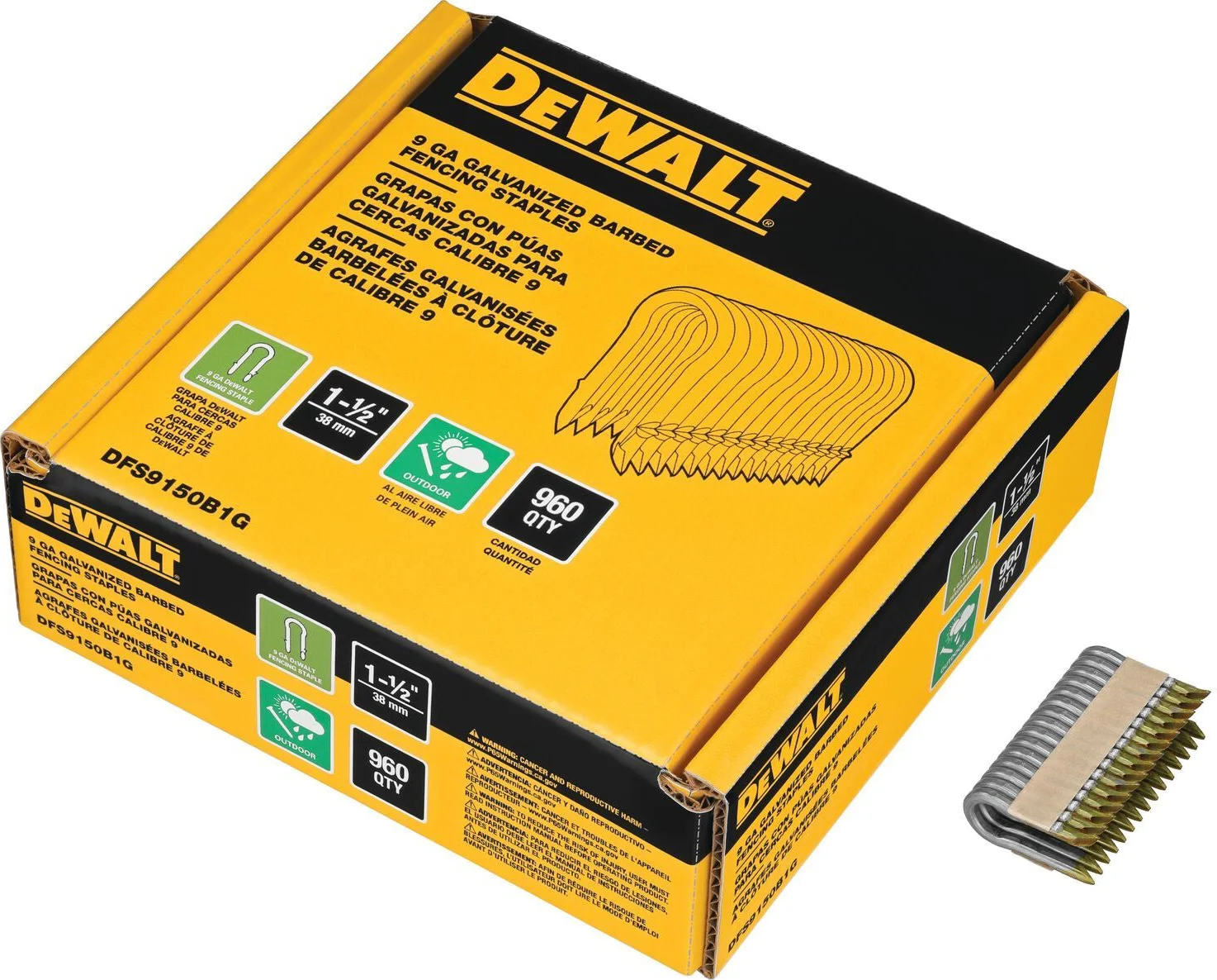 DeWALT DFS9150B1G Hekwerknieten Gegalvaniseerd 40 mm VE=960