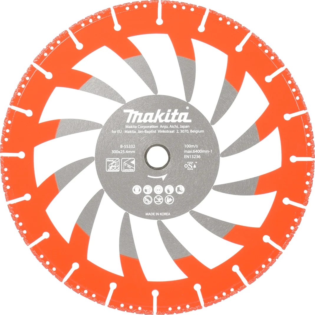 Makita B-55332 Diamantschijf Rescue | 300 x 25,4 x 3,4 mm