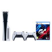 Sony PlayStation 5 Slim Disc Edition + Gran Turismo 7 + Extra Controller Wit