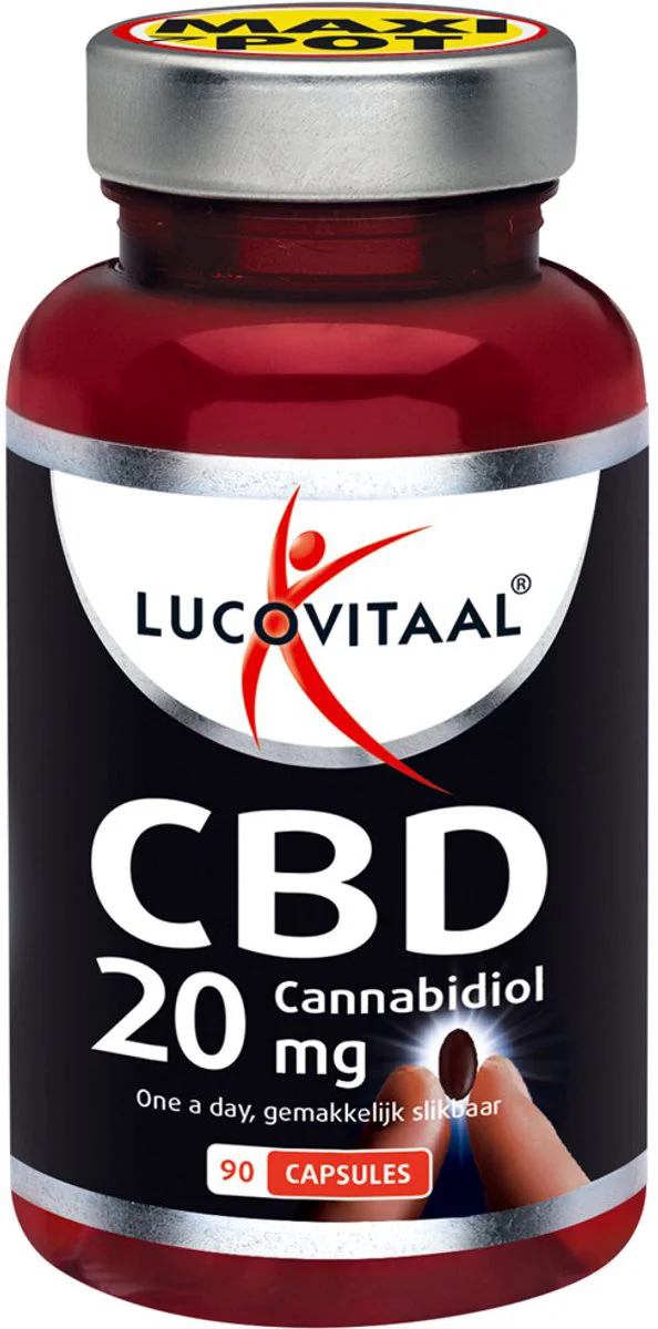 Lucovitaal CBD Cannabidiol 20 mg 90 capsules