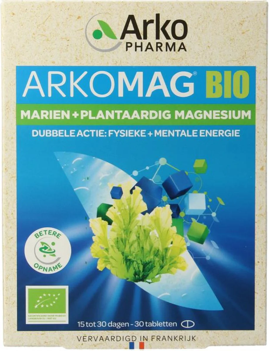 Arkopharma Arkomag Bio Magnesium Tabletten 30TB