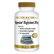 Golden Naturals Magnesium Bisglycinaat 300mg Vegan 180 tabletten