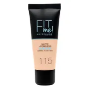 3x Maybelline Fit Me Matte + Poreless Foundation 115 Ivory