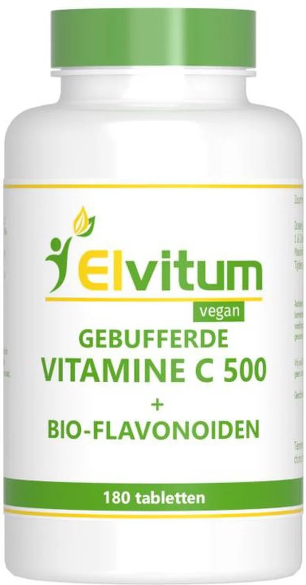 Elvitum Gebufferde Vitamine C 500 180TB