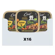 16x Cesar Natural Goodness Alu Paté Kip Bio 100 gr