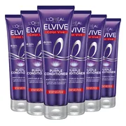6x L'Oréal Elvive Color Vive Purple Conditioner 150 ml