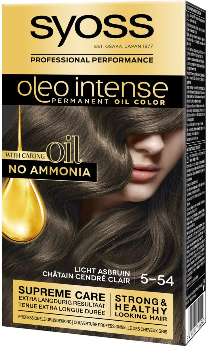 Syoss Oleo Intense Haarverf 5-54 Licht Asbruin