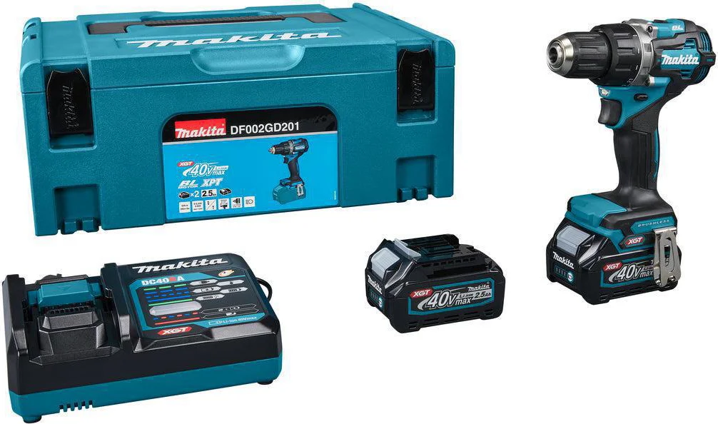 Makita DF002GD201 Accu Schroefboormachine XGT 40V Max 2.5Ah in Mbox