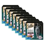 8x Sheba Perfect Portions Kattenvoer Natvoer Luxe Zalm Paté 112,5 gr