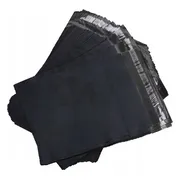 50 stuks mooie zwarte verzendzakken sterke zakken 50 micron Verzendzakken voor kleding webshop (M) 320 x 420 mm / A3 Verzendenveloppen / Poly Mailer / Koerierszakken / Coex zakken