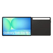 Samsung Galaxy Tab S10 FE Plus 13,1 inch 128GB Wifi en 5G Grijs + Book Case Zwart