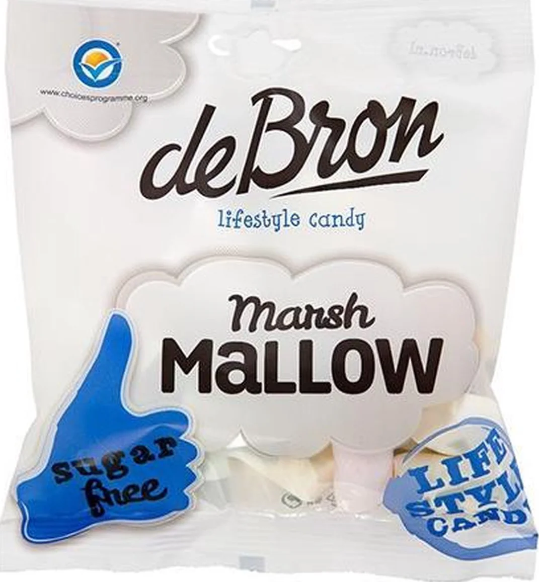 De Bron Marshmellow Suikervrij 75GR