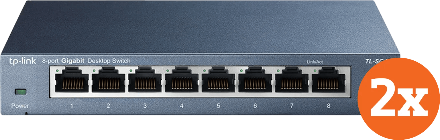 TP-Link TL-SG108 Duo Pack