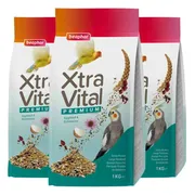 3x Beaphar XtraVital Grote Parkiet 1 kg