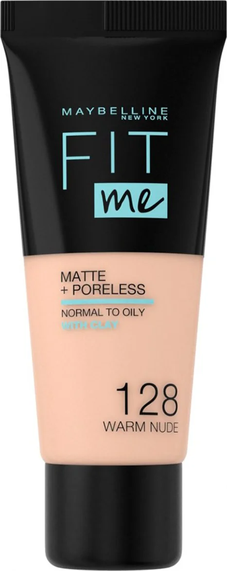 Maybelline Fit Me Matte + Poreless Foundation 128 Warm Nude