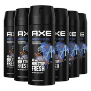 6x Axe Deodorant Bodyspray Anarchy for Him 150 ml