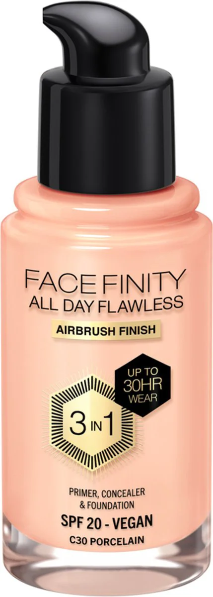 Max Factor Facefinity All Day Flawless Foundation C30 Porcelain 34 ml