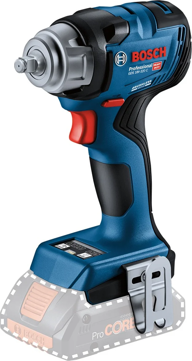 Bosch Professional PRO GDS 18V-320 C Accu slagmoersleutel 320Nm 3/8" - 06019L5100