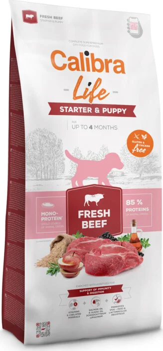 Calibra Life Starter & Puppy Hondenvoer Rund 2,5 kg