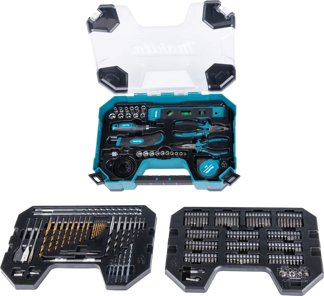 Makita E-22610 Boor- en schroefbitset 200-delig in koffer