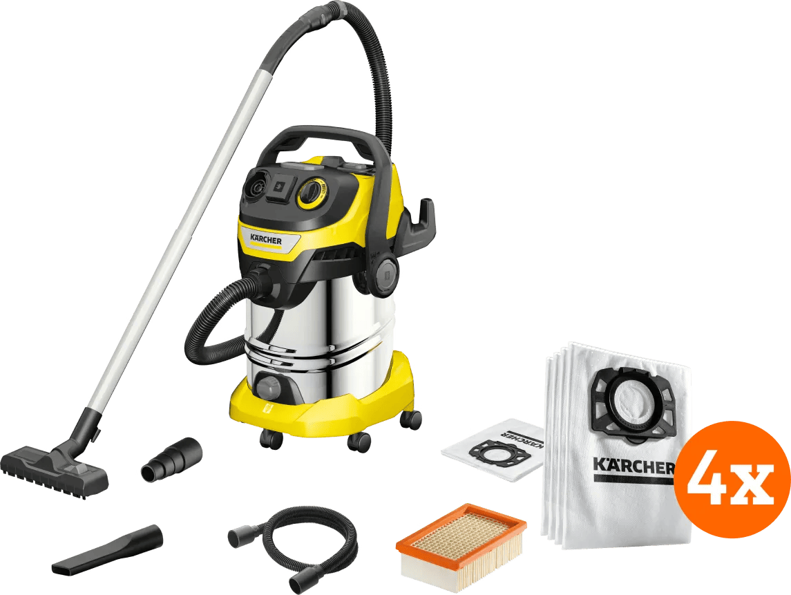 Karcher WD 6 P S V-30/6/22/T + stofzuigerzakken (4x)