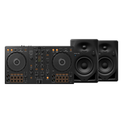 Pioneer DJ DDJ-FLX4 + Pioneer DJ DM-40D-BT Zwart