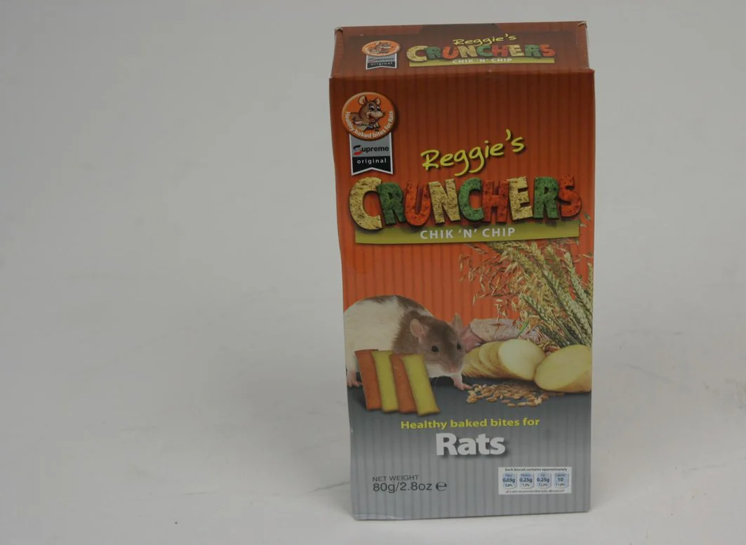 Tiny Friends Farm Reggie Rat Chippies 120 gr