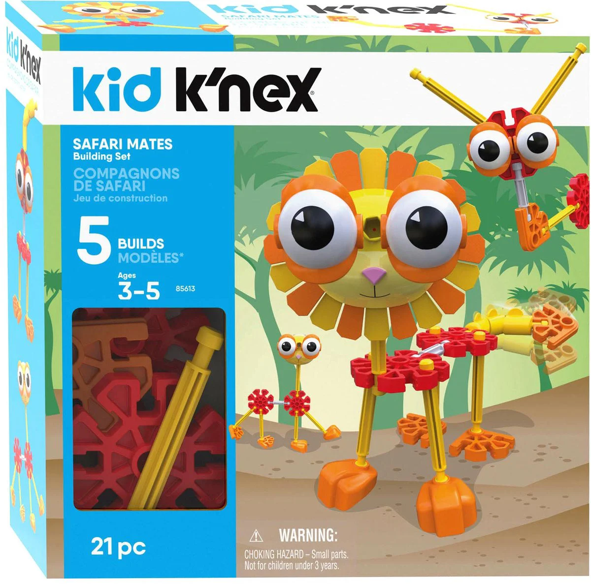 kid knex safari mates building set