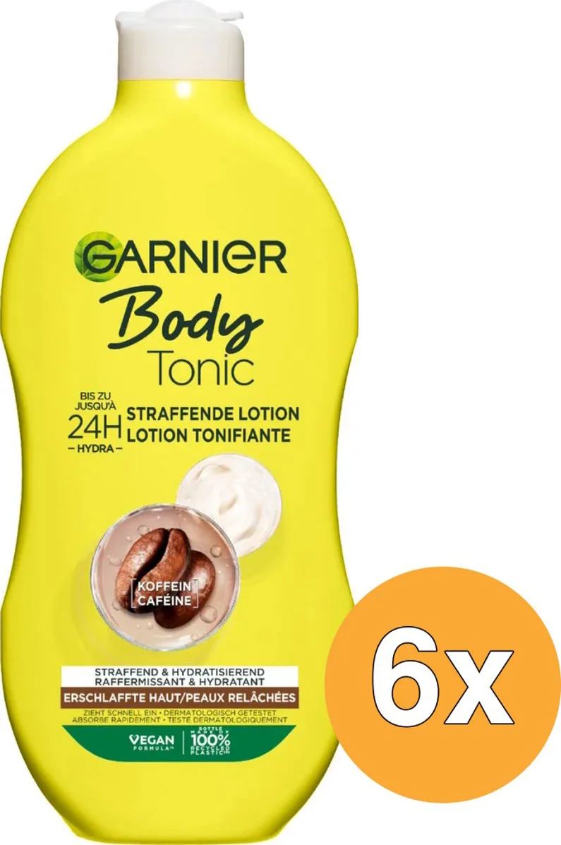 6x Garnier Body Tonic Verstevigende Bodylotion 400 ml