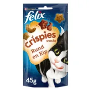Felix Kattensnack Crispies Rund - Kip 48 gr