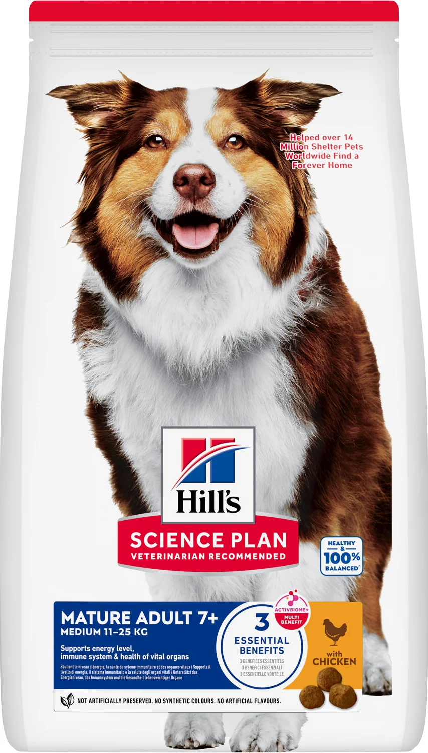 Hill's Science Plan Hondenvoer Mature Adult Medium Kip 2,5 kg
