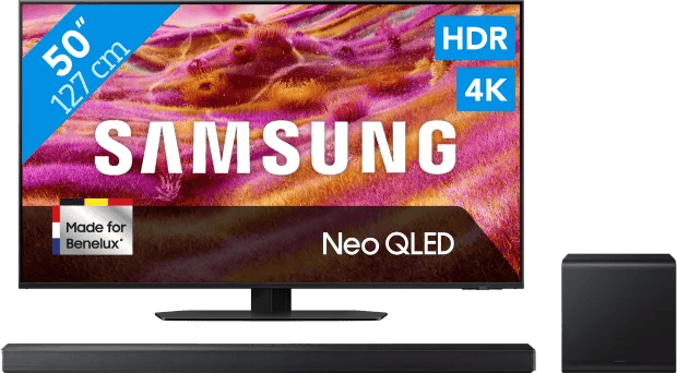 Samsung 50" Neo QLED QN90F 4K (2025) + Samsung HW-QS700F (2025)