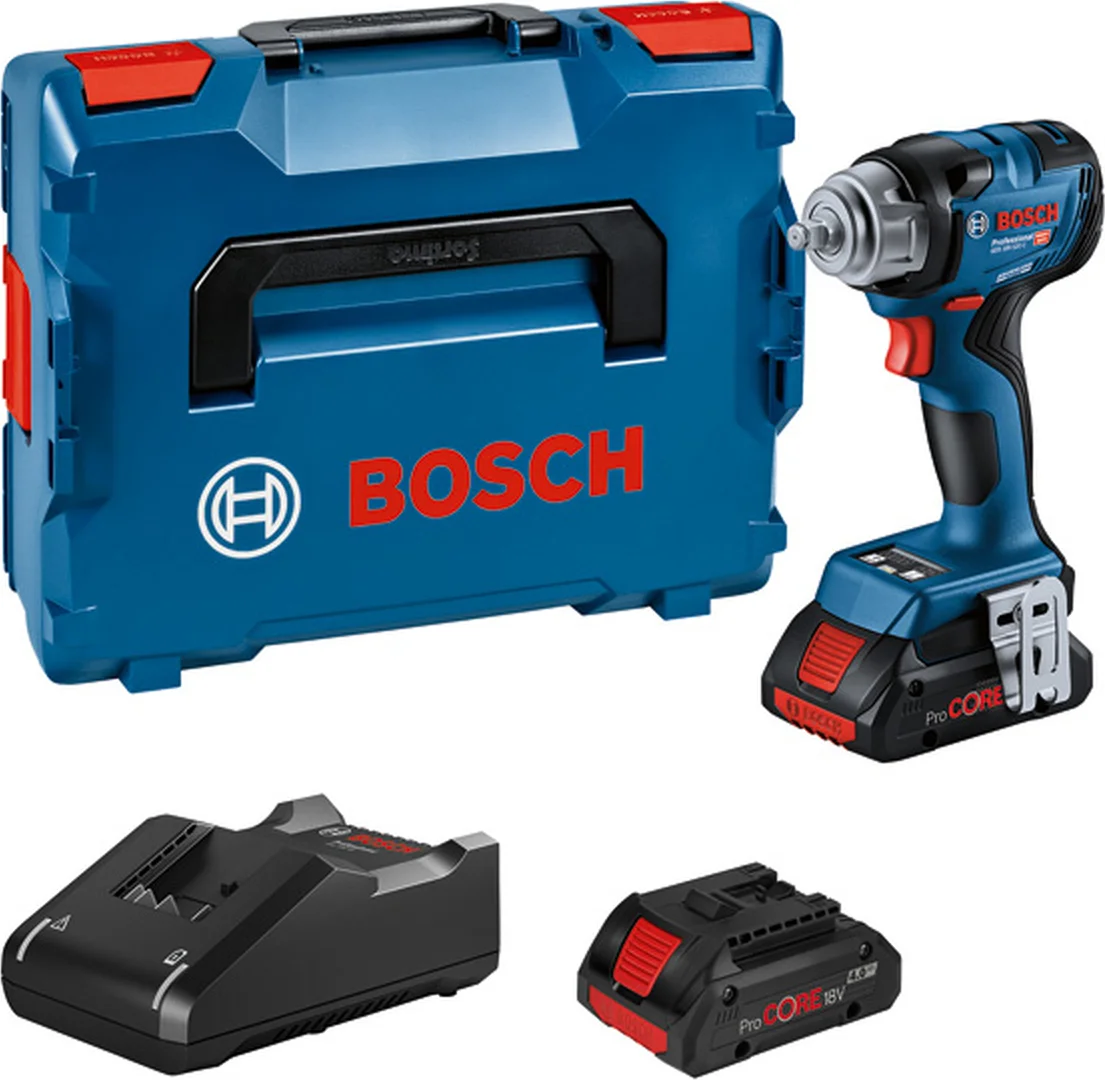 Bosch Professional PRO GDS 18V-320 HC Accu slagmoersleutel 320Nm 3/8" 2x ProCore 4.0Ah - 06019L5101