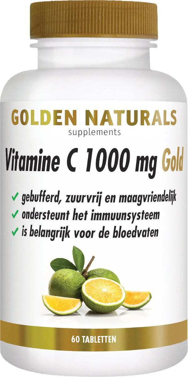 Golden Naturals Vitamine C Gold 1000mg Vegan 60 tabletten