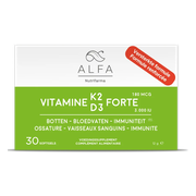 Alfa Vitamine K2 & D3 Forte Softgels 30SG