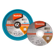 Makita E-03034-12 Doorslijpschijf RVS | 115 x 22,23 x 1,0 mm | 12 stuks