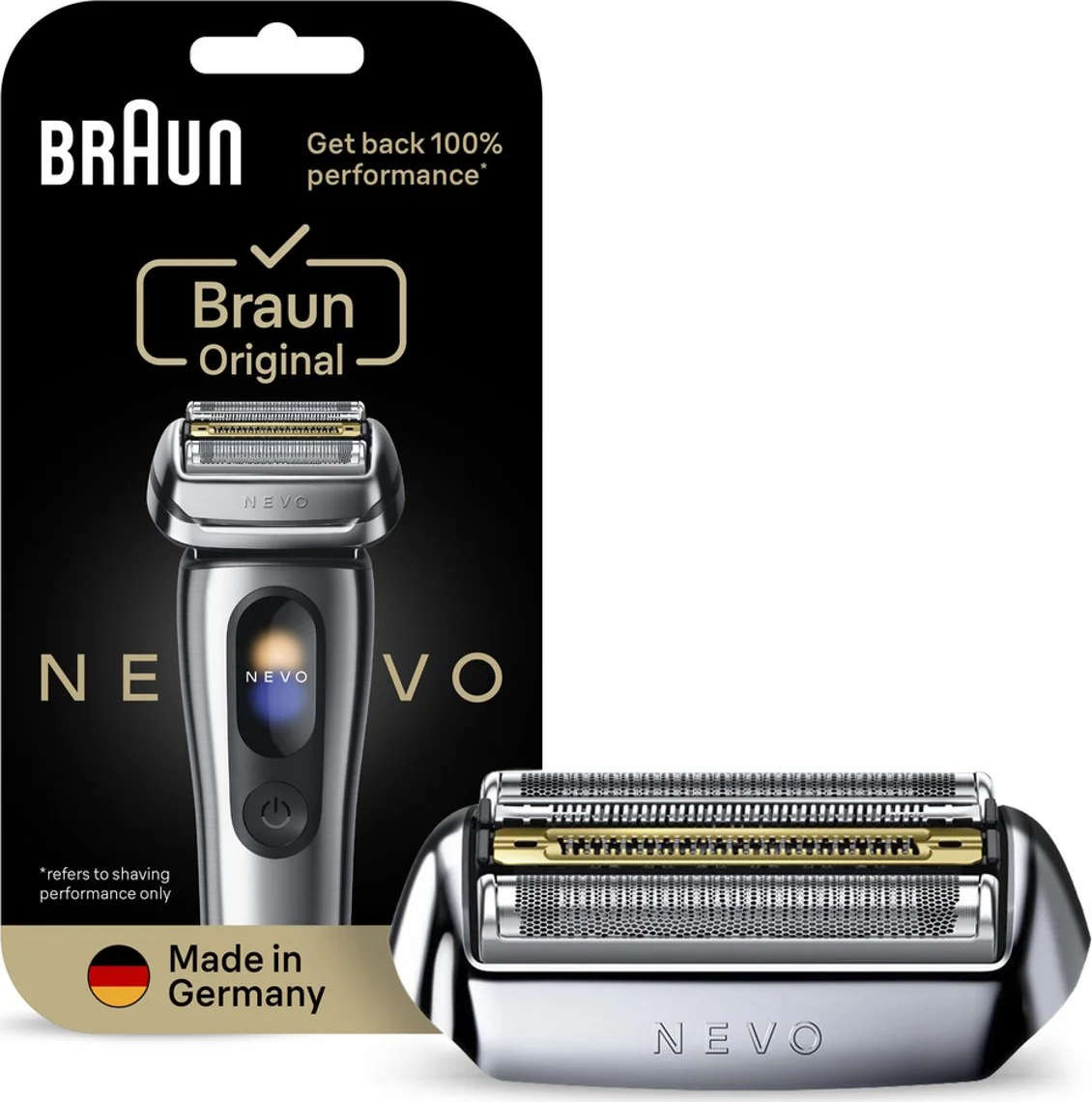 Braun NEVO Scheerkop Zilver