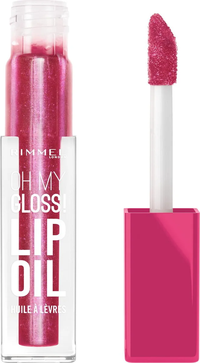 Rimmel Oh My Gloss Butter Me Up Lip Oil 007 Fuchsia Punch 4,5 ml