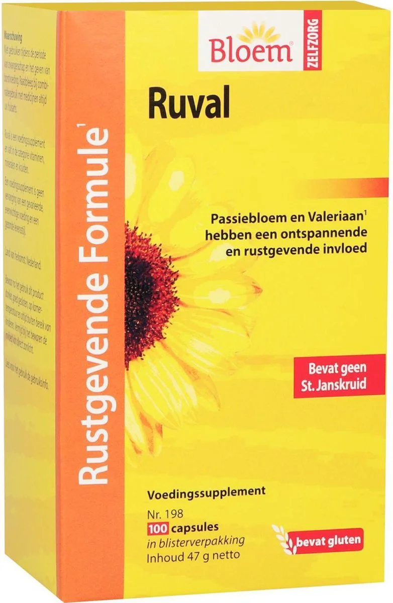 Bloem Ruval - Zonder St. Janskruid Capsules 100CP
