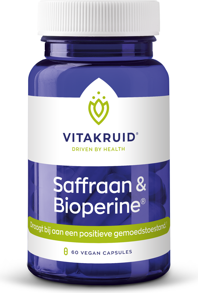 Vitakruid Saffraan & Bioperine 60 vegancapsules