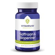 Vitakruid Saffraan & Bioperine 60 vegancapsules